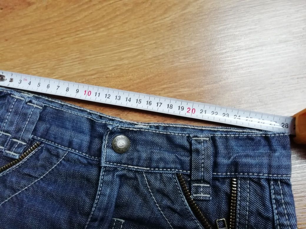 Spódniczka spódniczki jeans zamsz różowa 110 /116