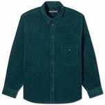 Acne Studios camisa de veludo verde