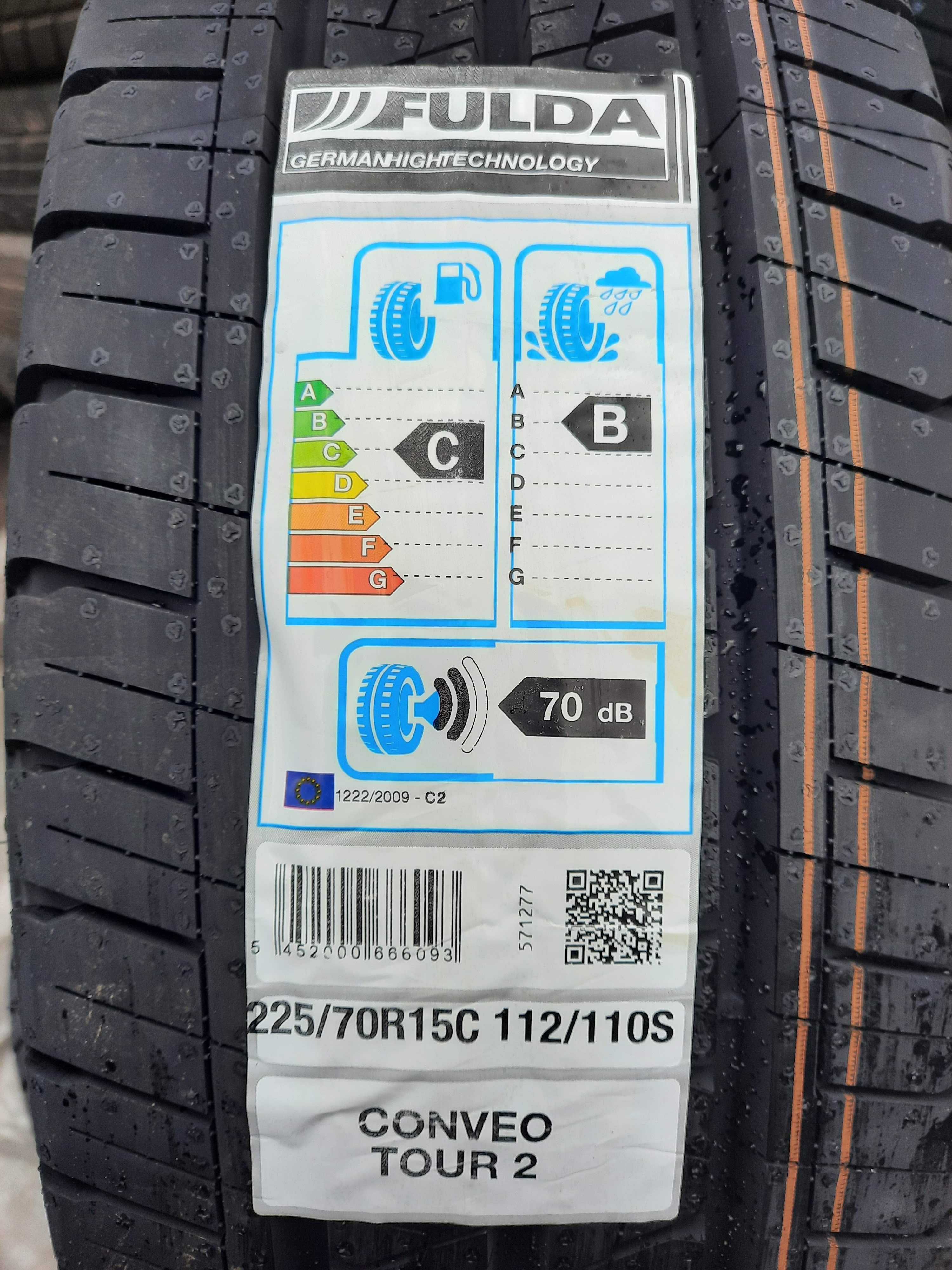 2szt. nowe opony letnie 225/70R15C Fulda Conveo Tour 2 rok23