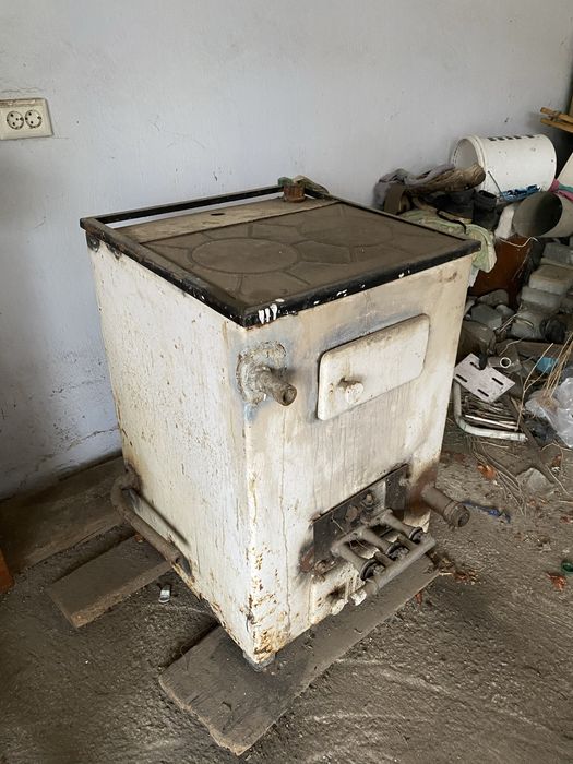 Котел газ дрова в робочому стані