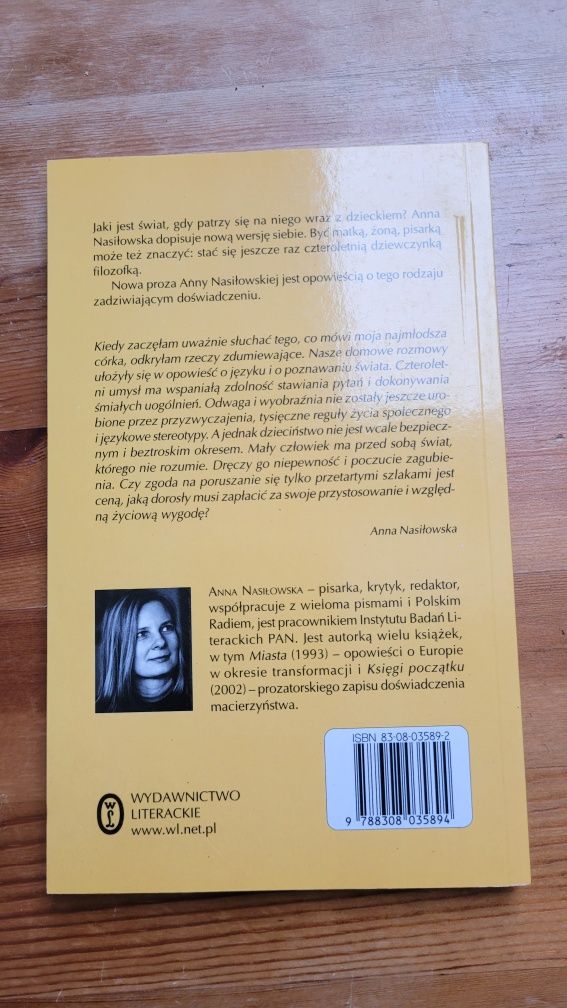 Czteroletnia filozofka Anna Nasiłowska