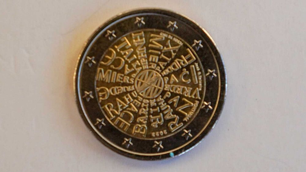 Moeda de 2 eur Comem. 2023 PAZ Portugal