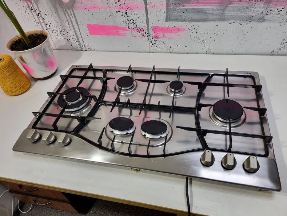 ТОП 87 см газова плита поверхня панель газовая варочная Hotpoint