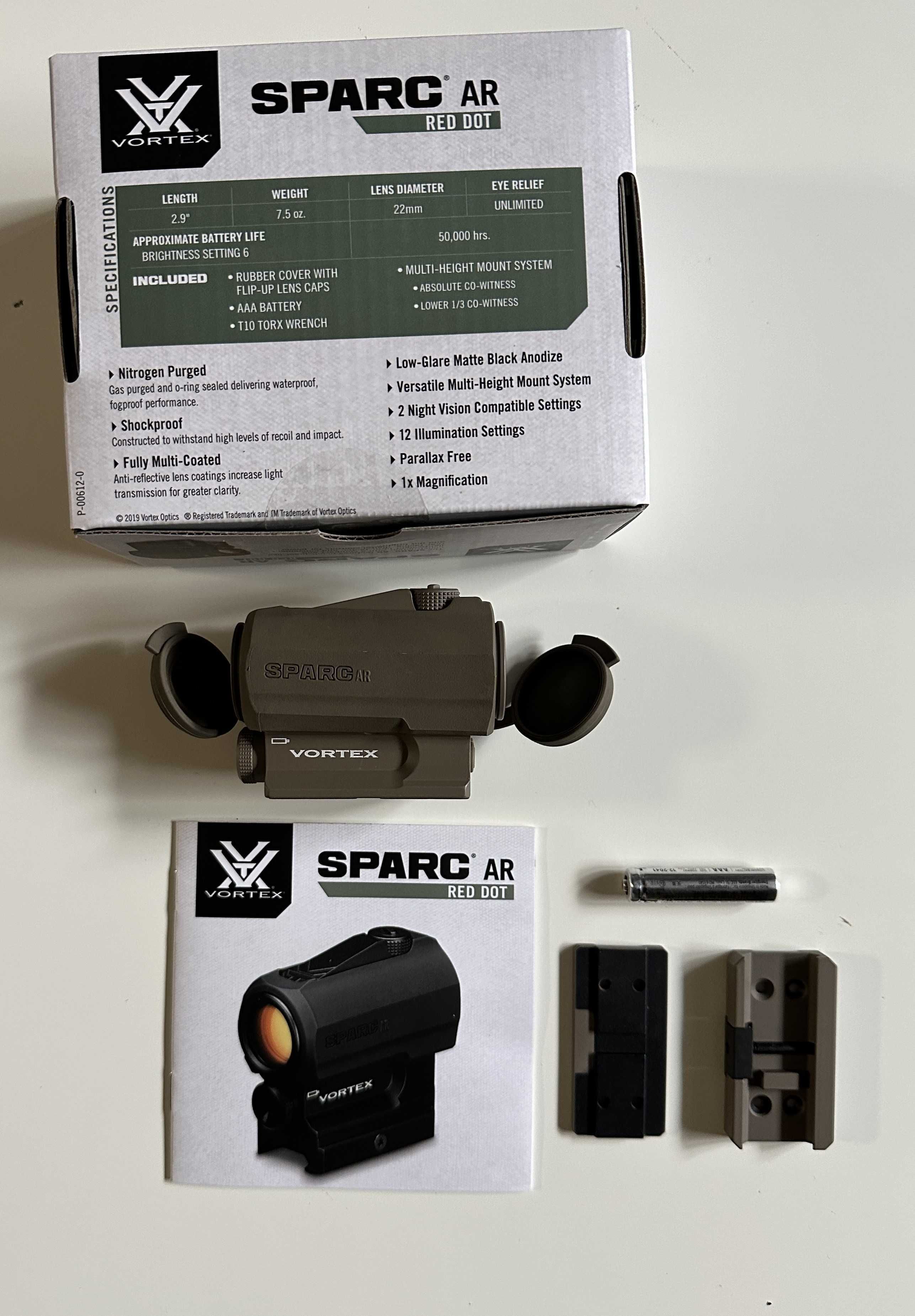 Прицел коллиматорный Vortex SPARC AR Новый из США