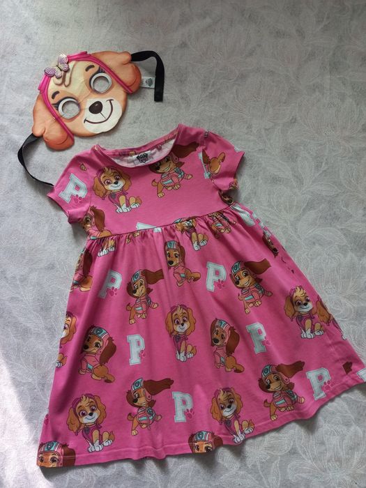 Сукня з маскою Скай ("Щенячий патруль "), 4-5 рочків