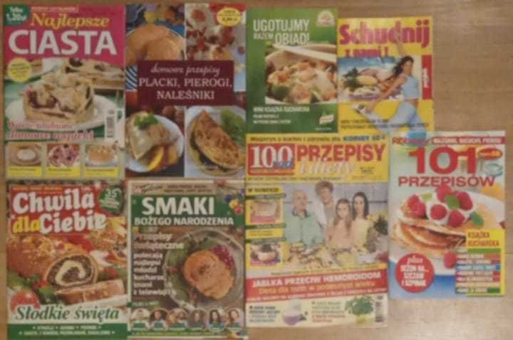 Czasopisma kulinarne x 8 + Schudnij z nami
