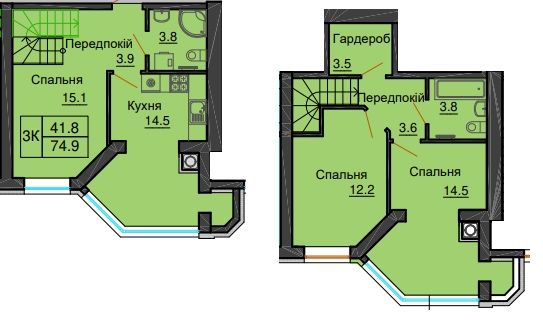 ЄОселя 3% та 7%. Готова квартира з документами ЖК Софія Нова
