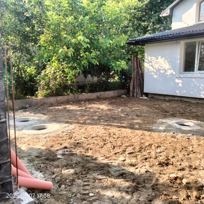 Каналізація, септики, водопроводи