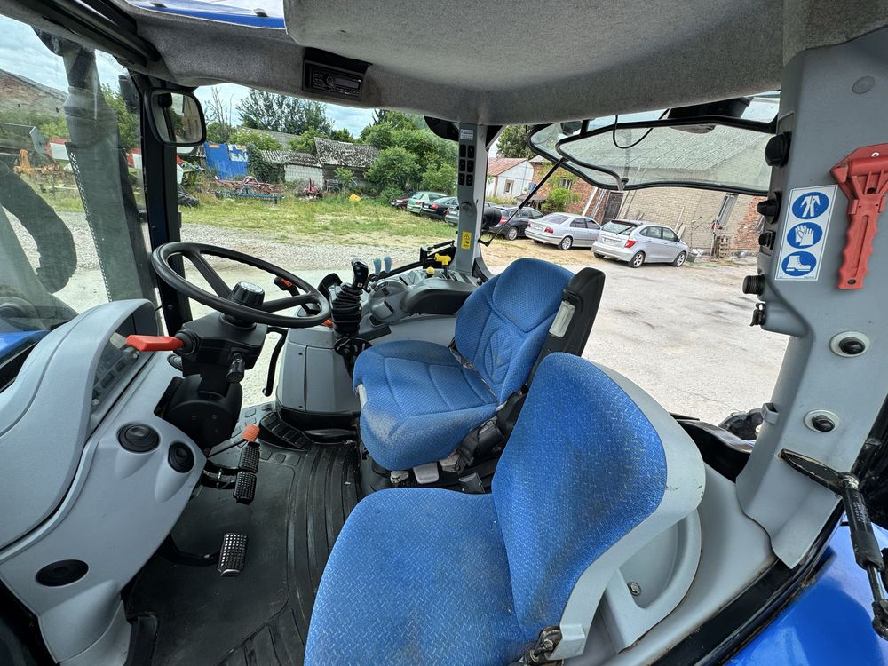New Holland t6010, 12r z ładowaczem nowe opony brutto
