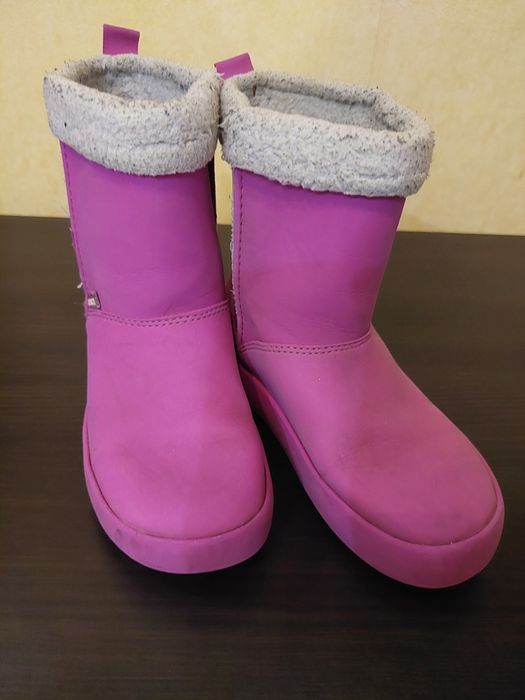 Crocs чоботи для дівчинки 21.5см  j2 сапоги крокс  для девочки