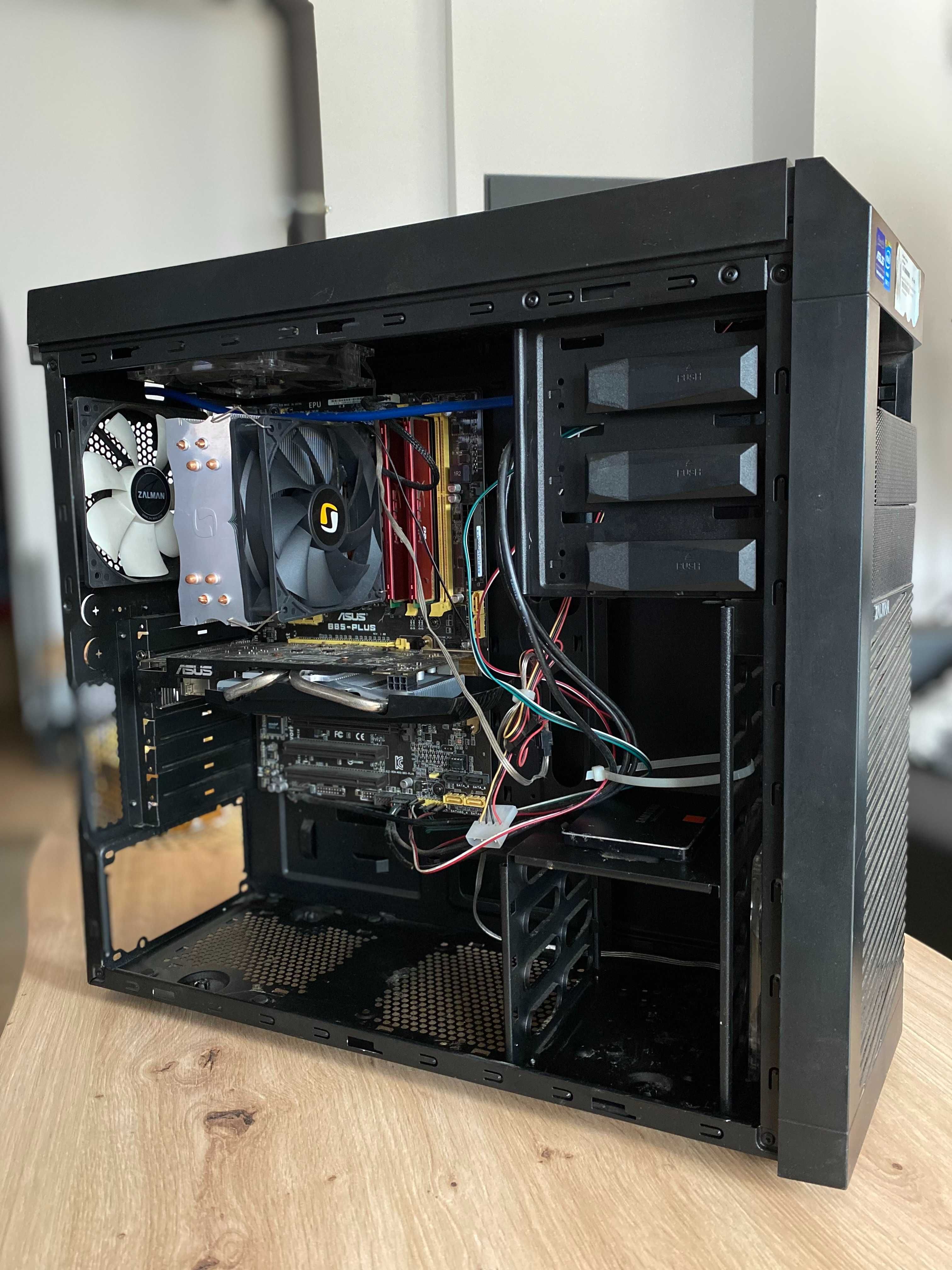 Płyta Asus B85-PLUS Intel i7-4770 3.4GHz DDR3 2x8gb GTX 650