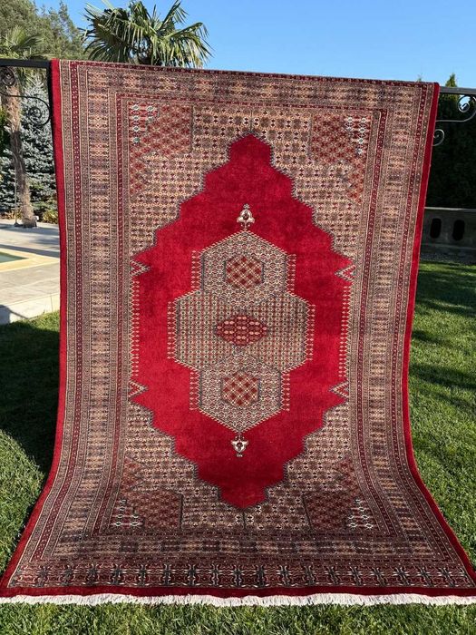 Nowy dywan kaszmirowy Pakistan Buchara ART DECO 280x180 gal. 15 tyś