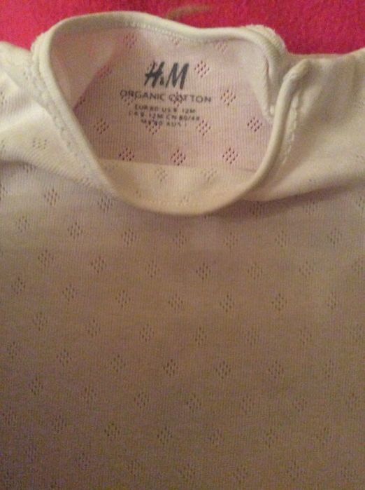 AŻURKOWE body firmy: H&M z bufiastym rękawkiem, NIESPOTYKANE!