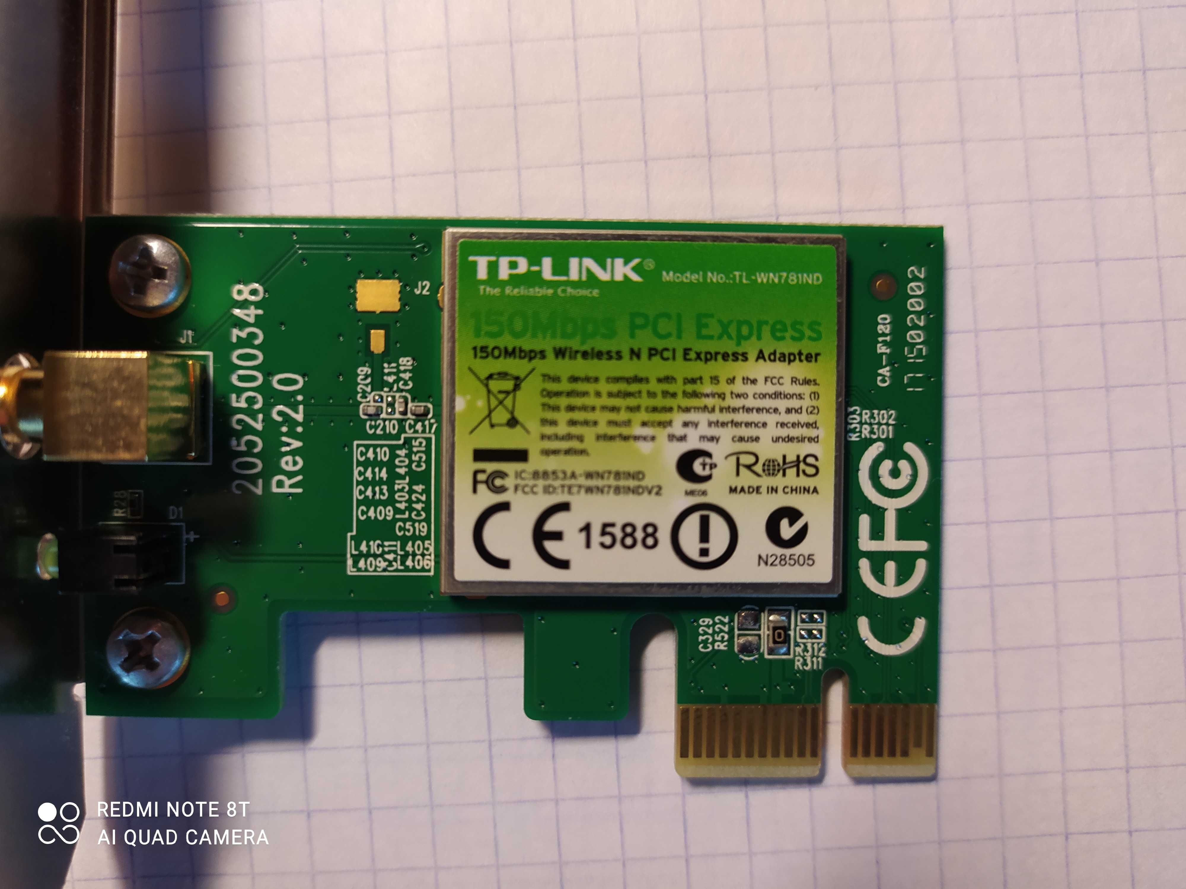 Сетевой  адаптер TP-LINK WI-FI  модель TL-WN781ND