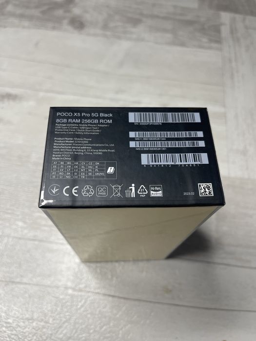 Смартфон POCO X5 Pro 5G 8/256 gb Black (Global)