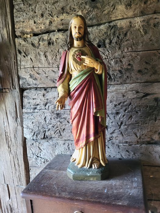 Duża figura 52 cm Pan Jezus Najświętsze Serce