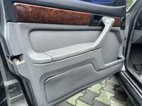 Boczki tapicerka drzwi drewno BMW E32 komplet przod tył