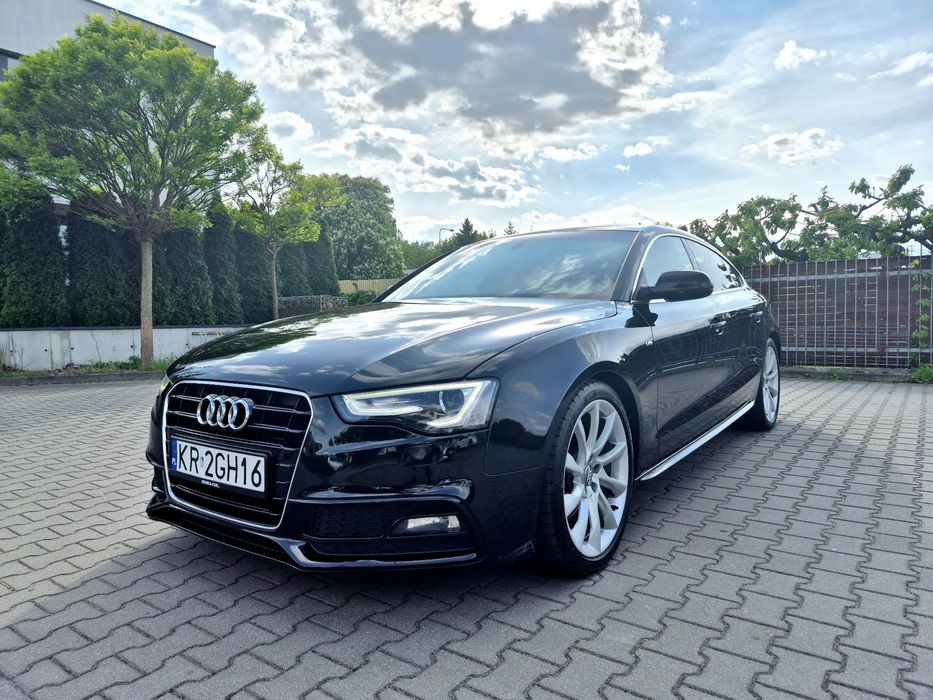 Audi A5 Sportback A5 Sportback 2014 | S-Line | 2.0 TDI 190 KM Automat | B&O, 19” felgi