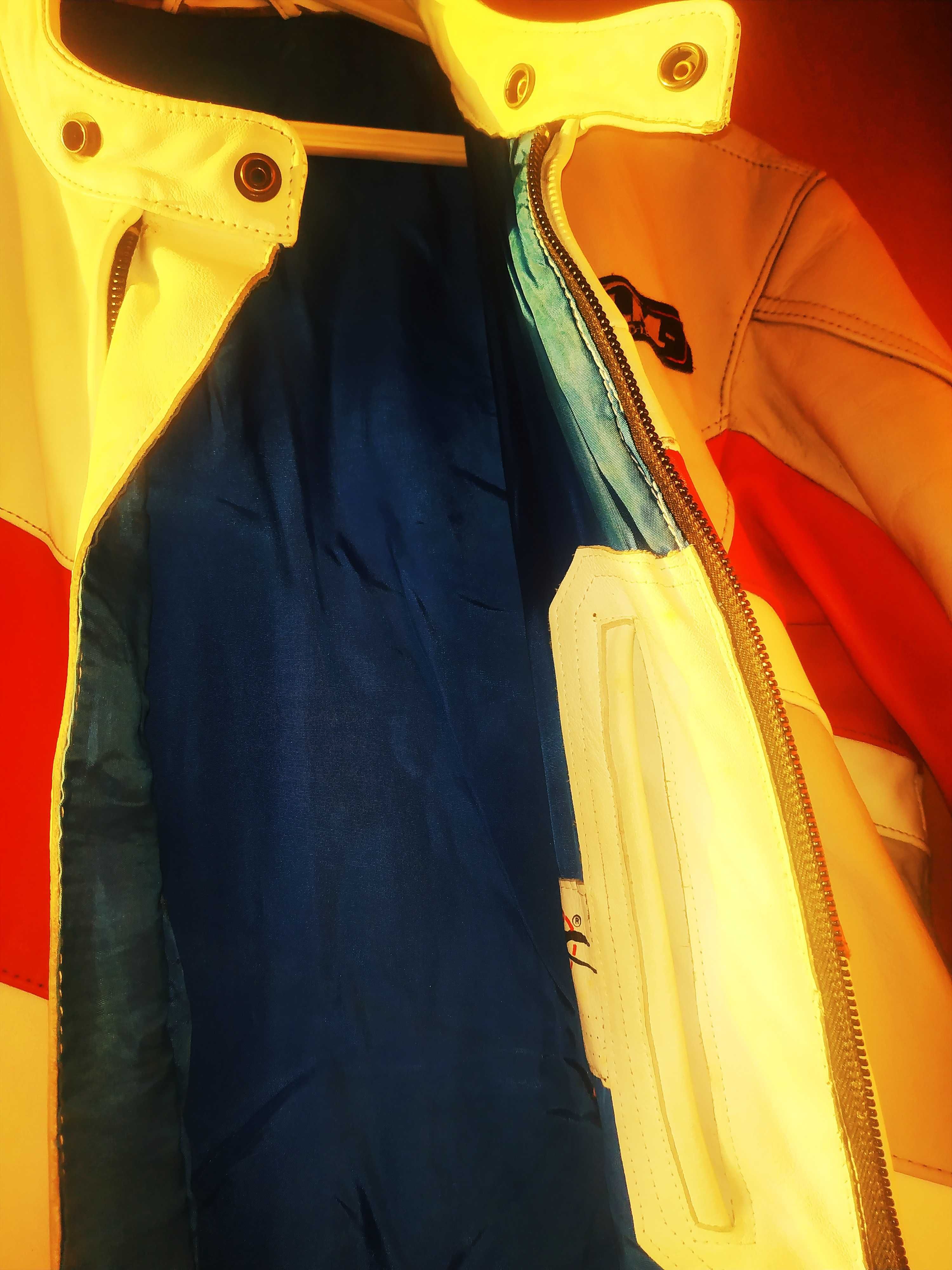 XL Раздельный кожаный комбинезон куртка штаны экип