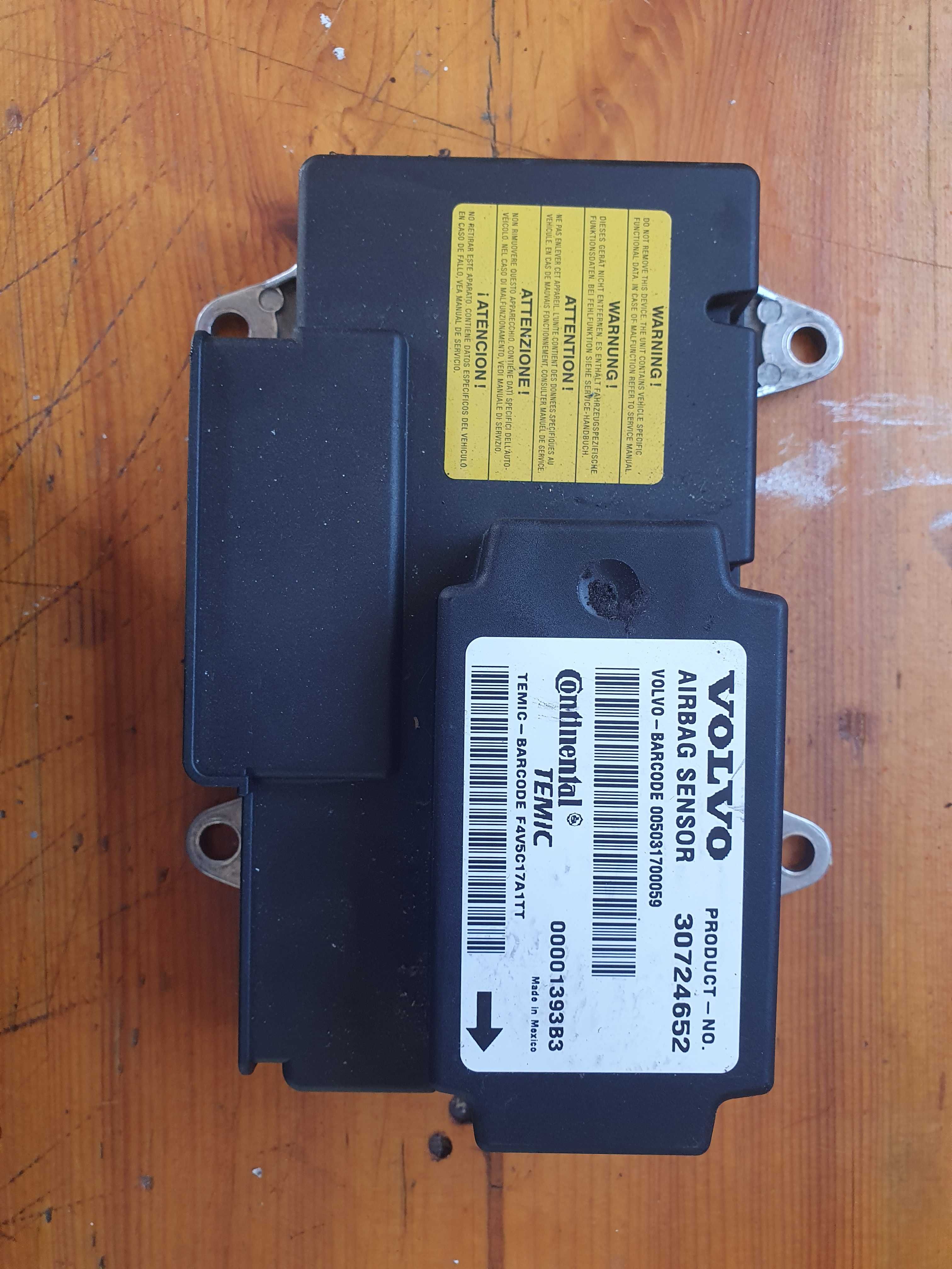 Modul sensor air bag poduszek Volvo v50 s40 sprawny