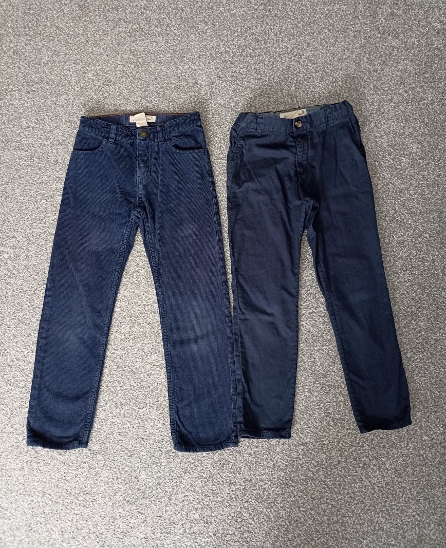 Штани H&M 122 і 128 6-7-8 років вельветові джинси чіноси бавовняні кот