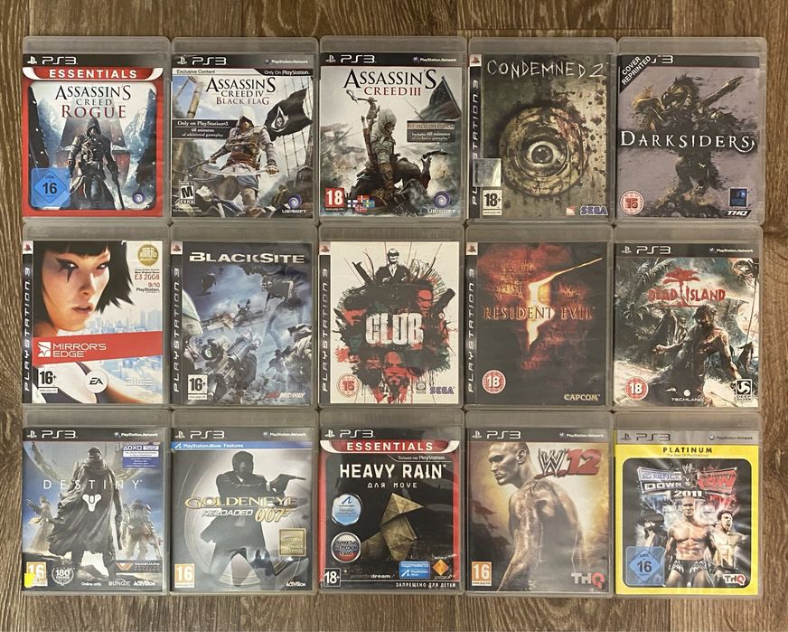 Диски Sony playstation 3 ps3 лицензия