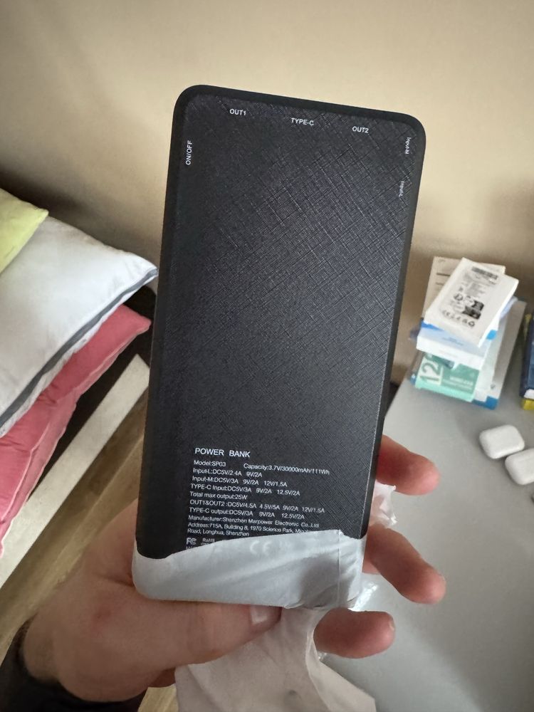Powerbank SP03  latarka 30000mAh