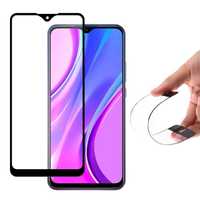 Folia Szklana Z Ramką Full Cover Flexi Nano Do Xiaomi Redmi 9 Czarny