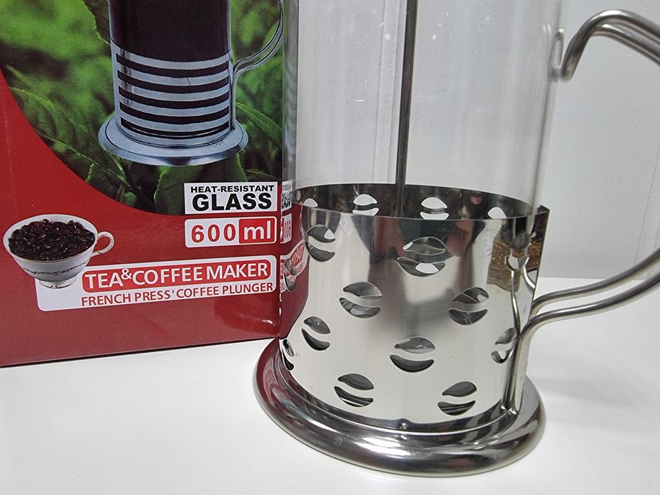 Zaparzacz tłokowy do kawy herbaty zaparzacze tłokowe dzbanki 600 ml