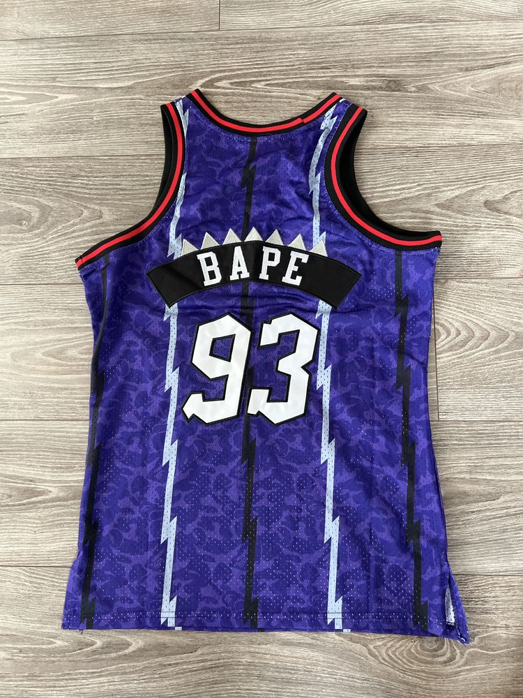 Koszula Rzadka Bape A Bathing Ape Raptors 93 Knit Logo Avant Garde Wes