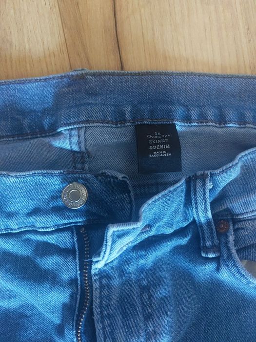 2 pary spodni, Spodnie męskie skinny jeansy 36 H&M