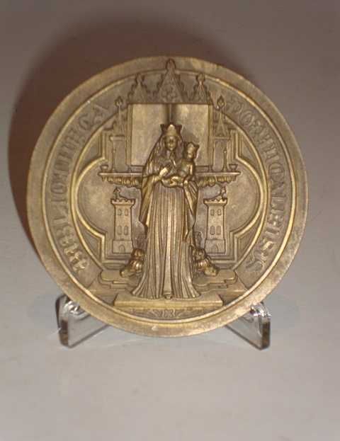 Colecção de medalhas em bronze antigas