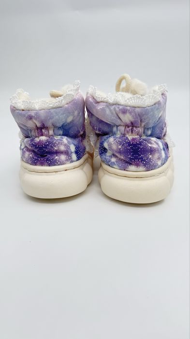 Домашні капці, тапки, топочки, дитяче взуття, frozen, Ельза, 18см