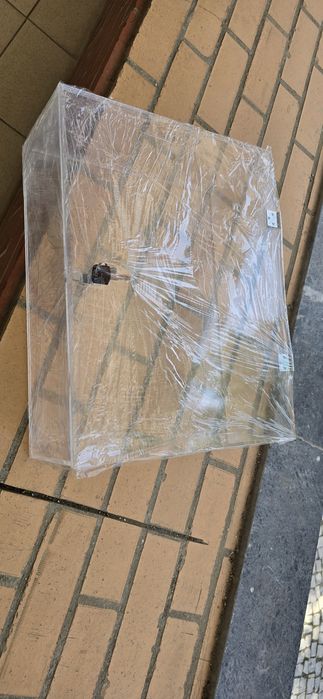 Caixa nova em acrilico 5mm espessura com tampa e fechadura