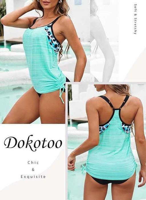 Nowy strój kąpielowy / kostium/ koszulka /majtki/ tankini !L! !4035!