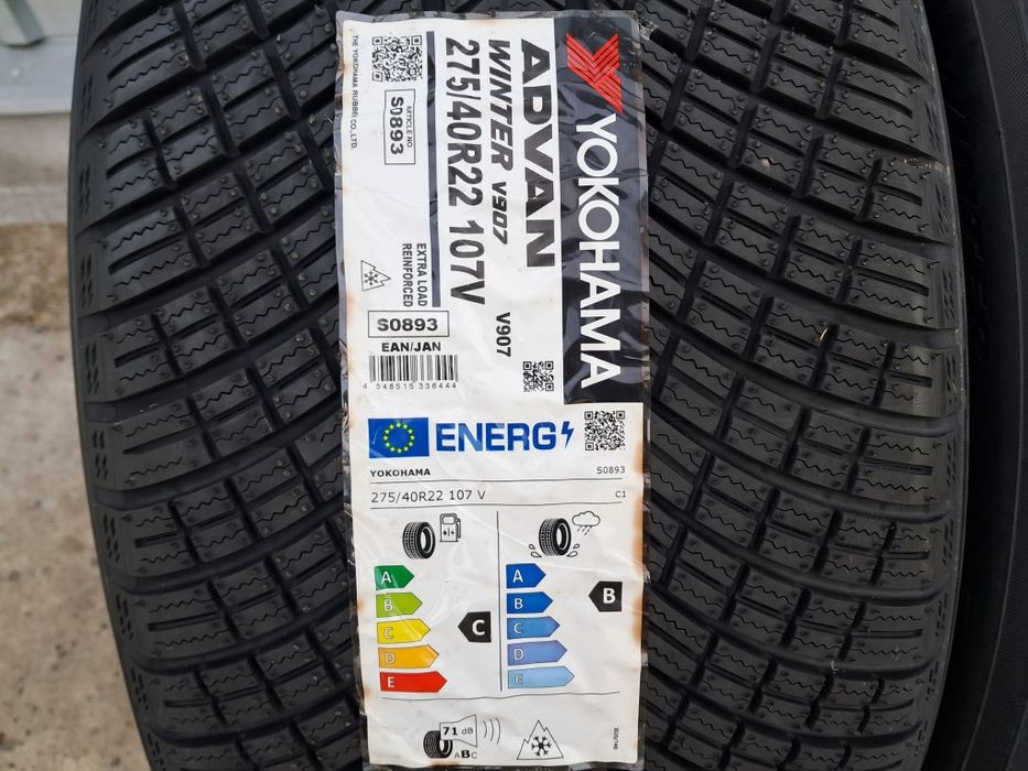 Резина зимова, НОВА, 275/40 315/35 R22 Yokohama Advan Winter V907