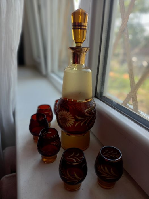 Посуда хрусталь Комплекты и рюмки