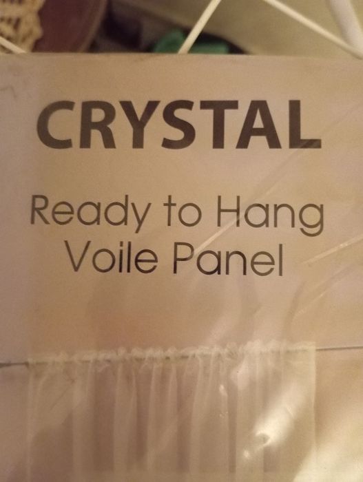 Firana zasłona panel kolor czarny