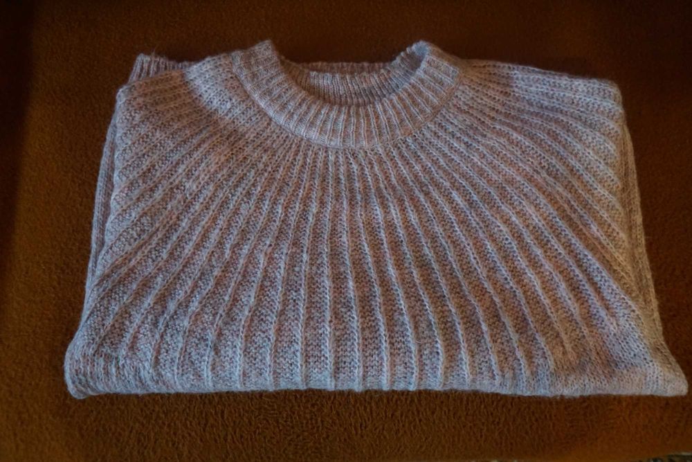 VILA sweter damski XL moher wełna ciepły lekki