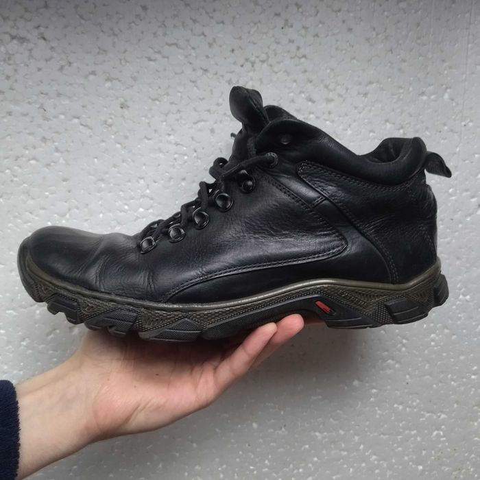 Полуботинки кожаные на меху полный 43 р.