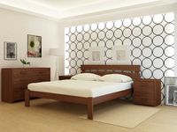 Ліжко дерев'яне Tokyo з Вільхи або Ясена. Кровать деревянная.