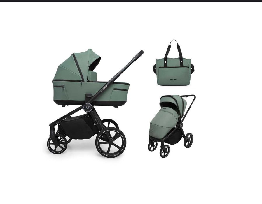 Muuvo Five wózek 2w1 kolor Pine Green
