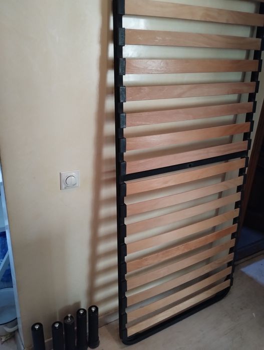 Каркас металевий з ламелями одно спальний 190х80