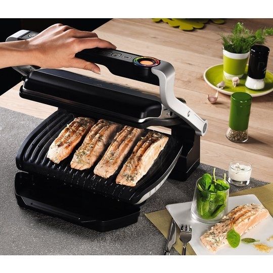 Електрогрилі Tefal GC712d34/722d34/716d12OptiGrill+ вафельниця