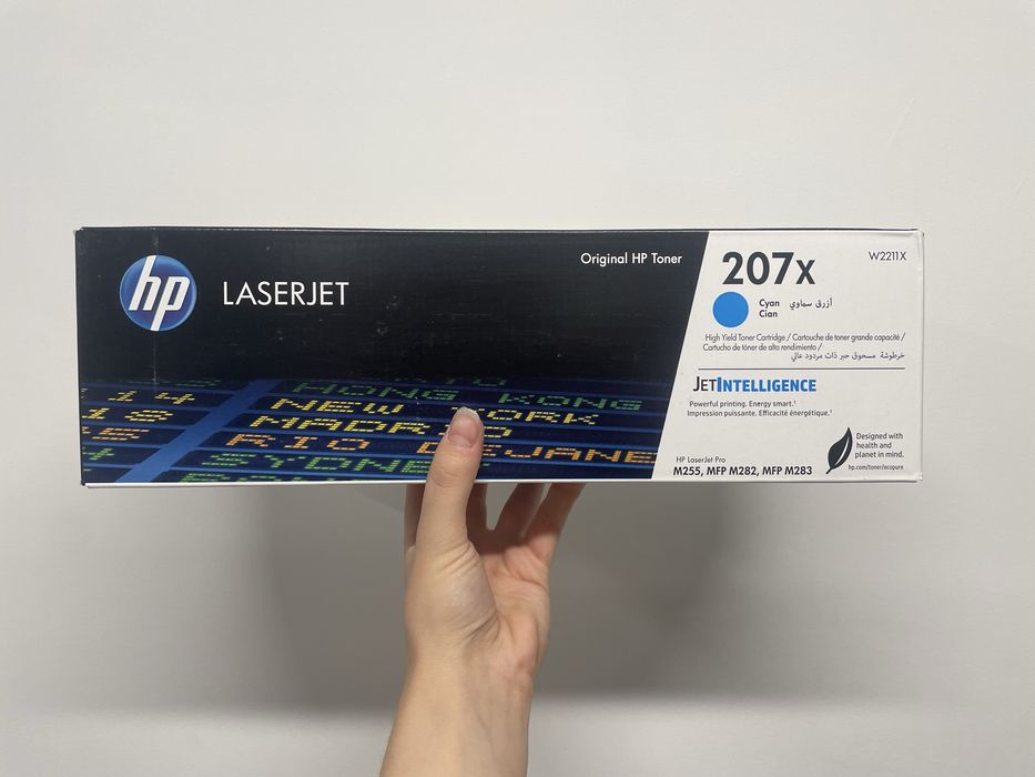 Hp laser toner 207x oryginalny cyan
