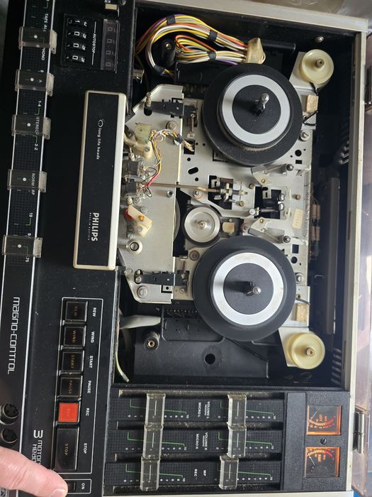 philips m4511 magnetofon szpulowy