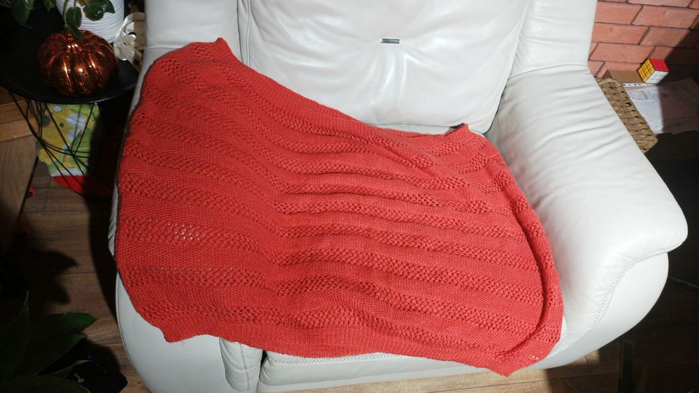 Komin Hm ceglany kolor, ażurkowy wzór