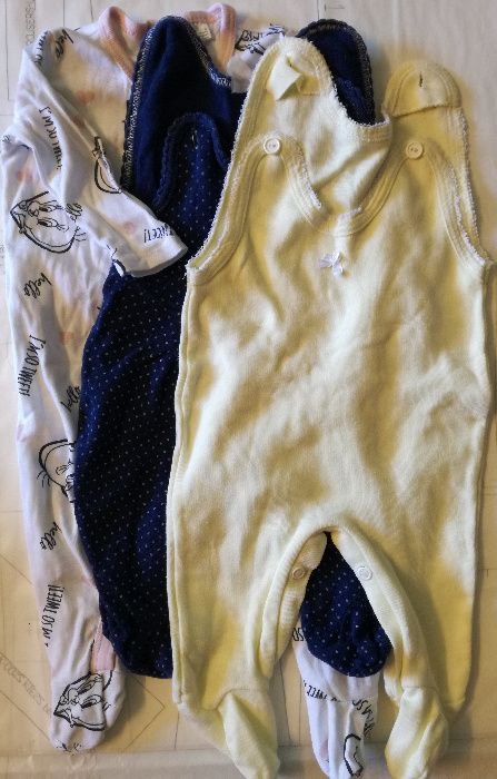 21 szt PAKA dla niemowlaka wyprawka body sukienka roz. 50+