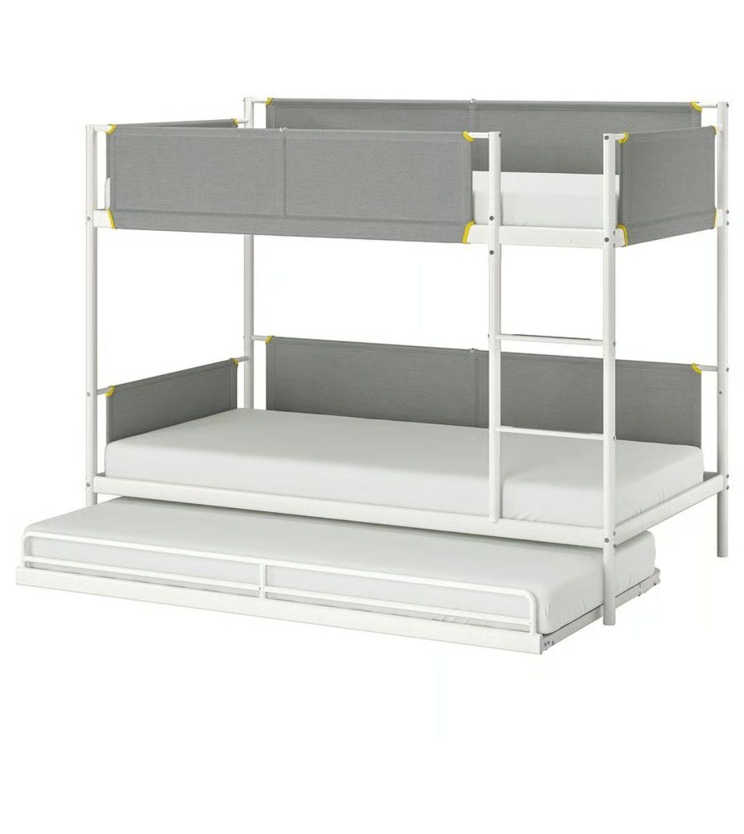 Ikea Vitval łóżko trzy piętrowe dla 3 osób