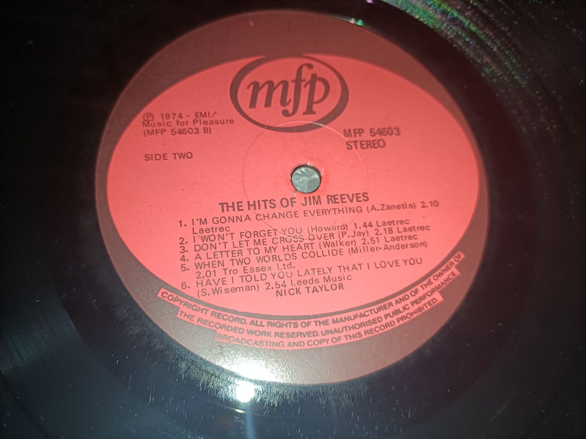 The Hits of Jim Reeves_vinil